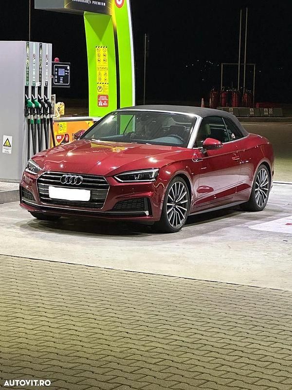 Rosu Utilizat 2019 Audi A5 Cabriolet Sport Cabrio | 27.300 EUR (Puțin scump) - Imagine 1/4