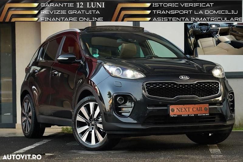 Culoarenegru Utilizat 2017 Kia Sportage GT-Line SUV | 16.850 EUR (Preț OK) - Imagine 1/4