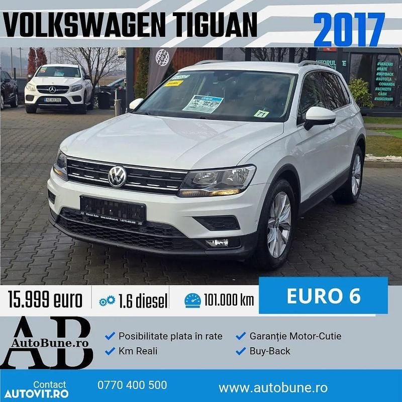 Culoarealb Second-hand 2017 VW Tiguan Comfortline SUV | 15.999 EUR (Super Preț) - Imagine 1/4
