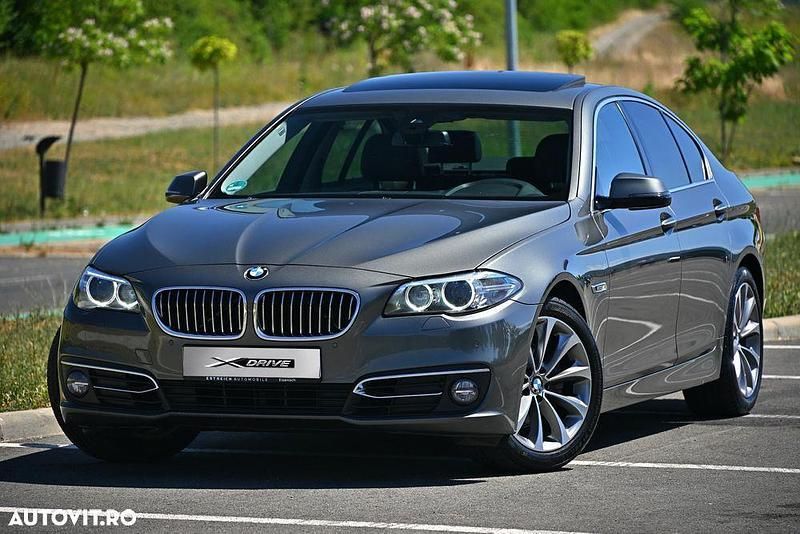Gri Utilizat 2015 BMW 520 Berlinǎ | 15.999 EUR (Preț bun) - Imagine 1/4