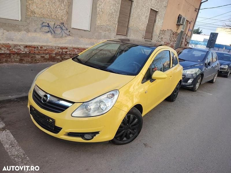 Second-hand Opel Corsa 70 CP (51 kW) 2009 Culoaregalbeuriu Hatchback
