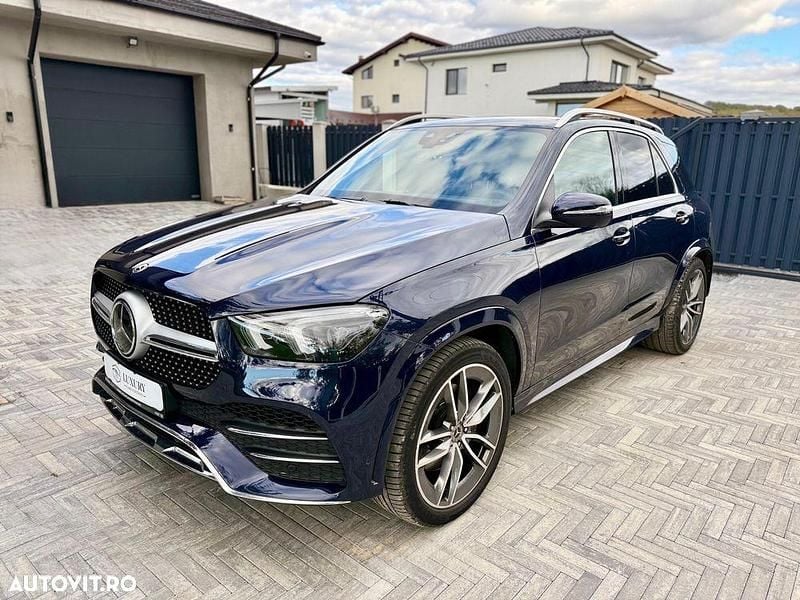 Culoarealbastru Utilizat 2019 Mercedes GLE350 AMG line SUV | 42.900 EUR (Super Preț) - Imagine 1/4