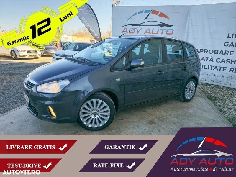 Verde Utilizat 2010 Ford C-MAX Ghia Monovolum | 4.699 EUR - Imagine 1/4