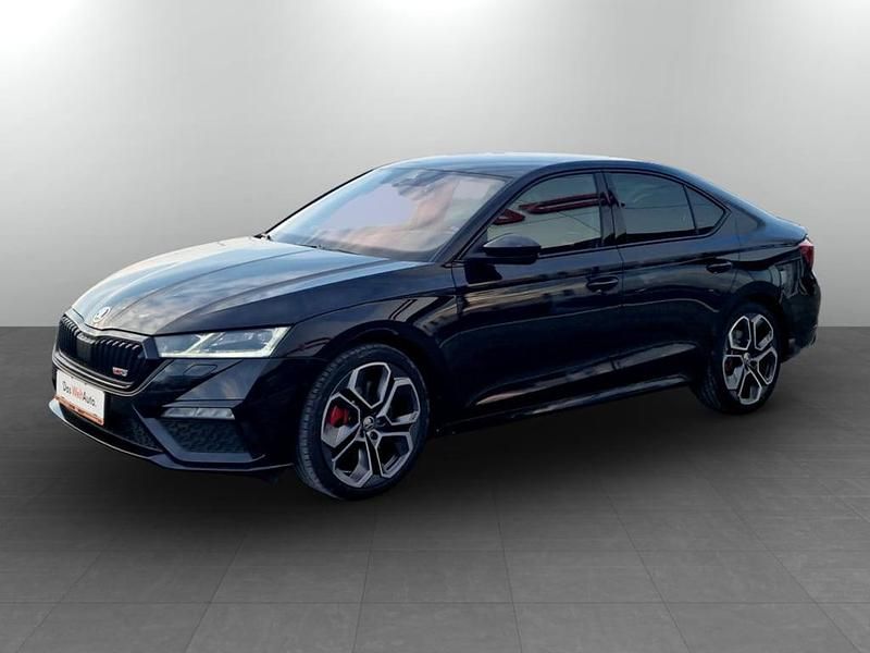 Negru normal Second-hand 2022 Skoda Octavia RS | 29.350 EUR (Puțin scump) - Imagine 1/4