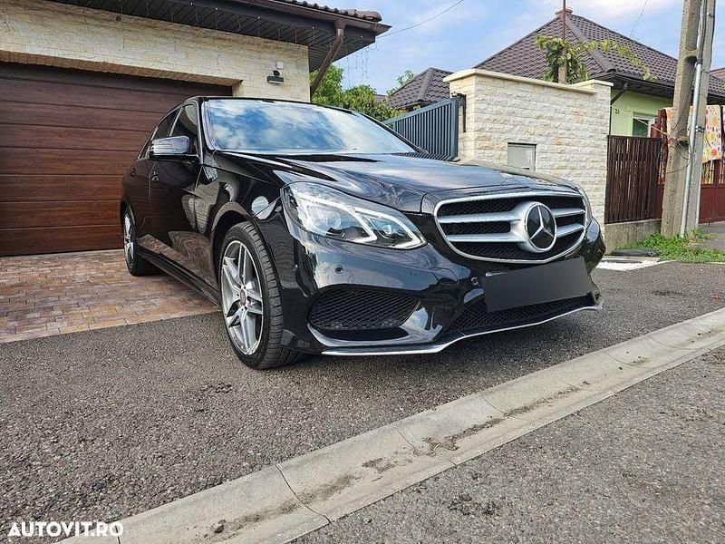 Negru Utilizat 2016 Mercedes E350 Berlinǎ | 16.850 EUR (Preț bun) - Imagine 1/4