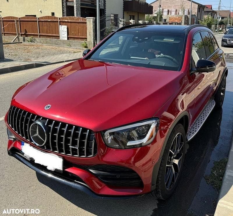 Rosu Utilizat 2021 Mercedes GLC43 AMG AMG SUV | 47.500 EUR - Imagine 1/4
