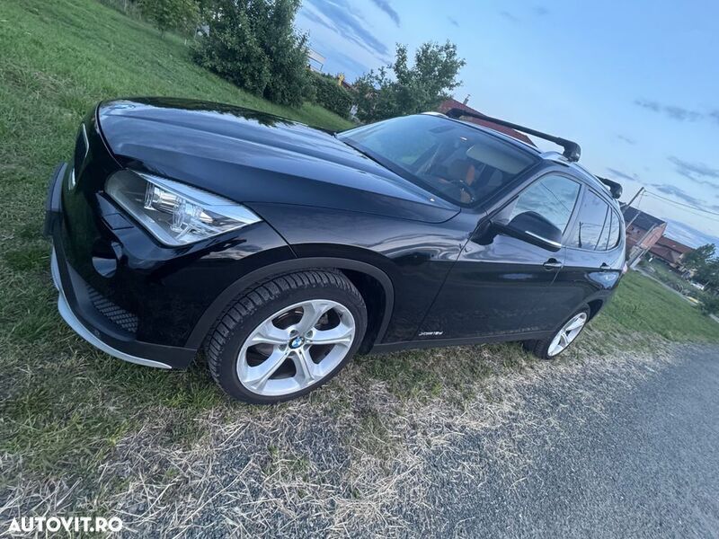 Negru Utilizat 2015 BMW X1 SUV | 14.800 EUR (Preț OK) - Imagine 1/4