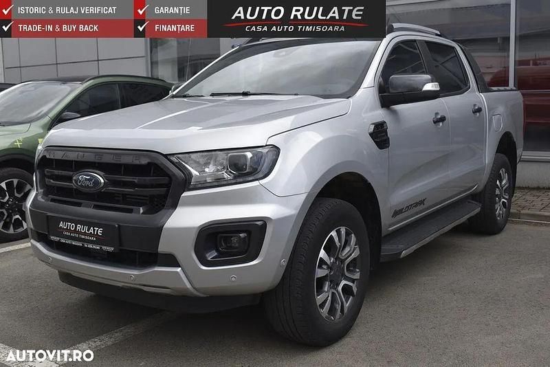 Gri Utilizat 2022 Ford Ranger Wildtrack Pickup | 35.990 EUR (Scump) - Imagine 1/4