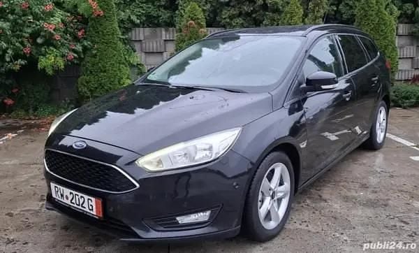 Negru Utilizat 2015 Ford Focus Break | 5.500 EUR (Preț OK) - Imagine 1/4