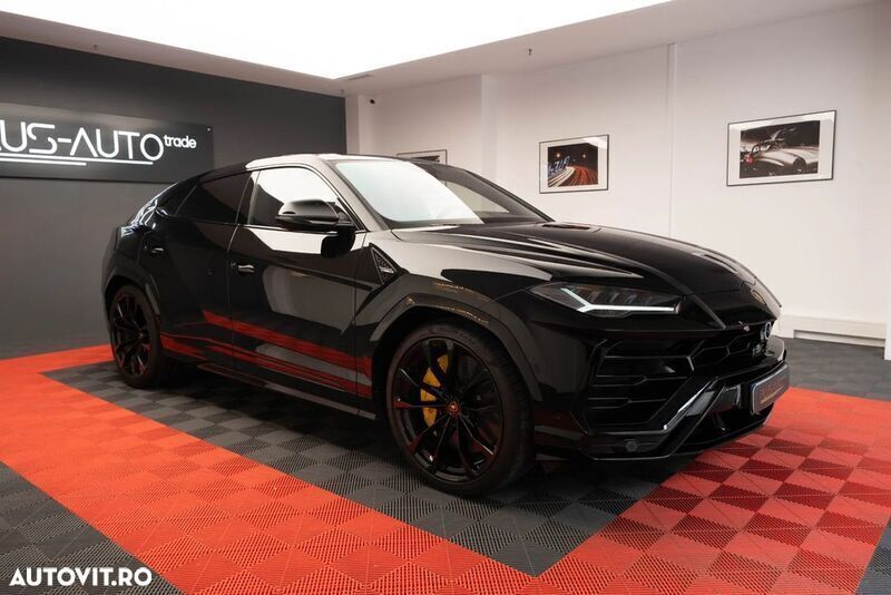 Negru Utilizat 2022 Lamborghini Urus SUV | 255.826 EUR (Super Preț) - Imagine 1/4