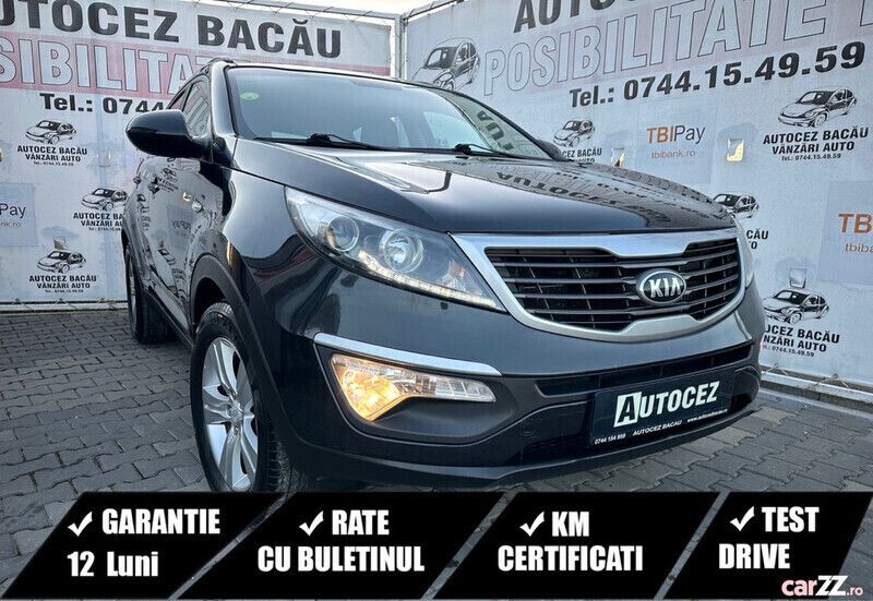 Negru Utilizat 2014 Kia Sportage 2 SUV | 8.990 EUR (Preț OK) - Imagine 1/4