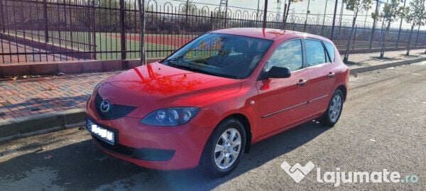 Rosu Utilizat 2008 Mazda 3 Hatchback | 3.900 EUR (Preț OK) - Imagine 1/4
