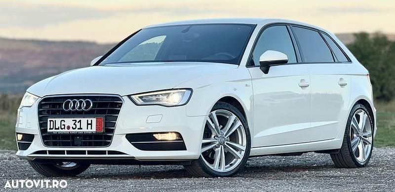 Culoarealb Utilizat 2014 Audi A3 Sportback S-Line Hatchback | 12.990 EUR (Preț bun) - Imagine 1/4