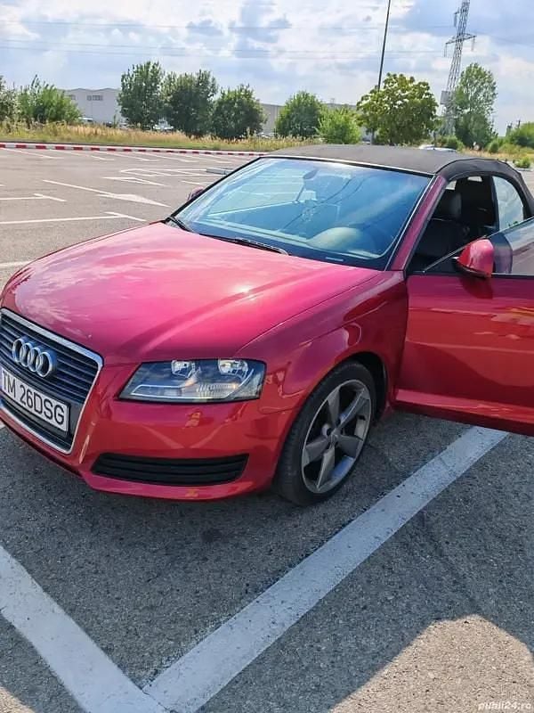 Second-hand Audi A3 140 CP (102 kW) 2010 Rosu Cabrio