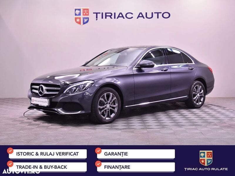 Gri Utilizat 2016 Mercedes C220 Berlinǎ | 21.500 EUR (Puțin scump) - Imagine 1/4