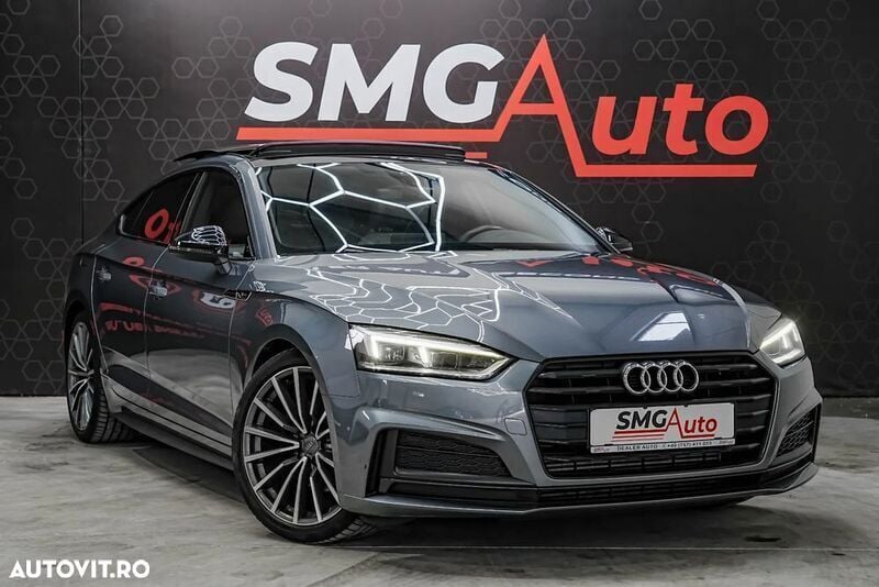 Gri Utilizat 2020 Audi A5 Sportback S-Line Berlinǎ | 18.990 EUR (Super Preț) - Imagine 1/4