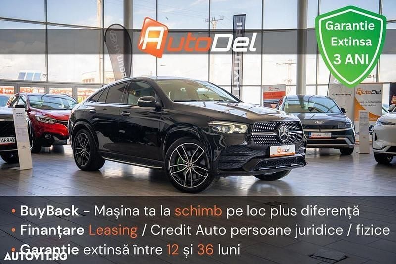 Negru Utilizat 2023 Mercedes GLE350 AMG line Coupe | 75.000 EUR (Preț OK) - Imagine 1/4
