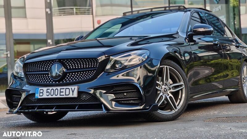 Negru Utilizat 2017 Mercedes E220 Berlinǎ | 27.000 EUR (Scump) - Imagine 1/4