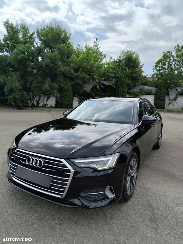 Negru Utilizat 2023 Audi A6 Design Break | 41.000 EUR (Preț OK) - Imagine 1/4