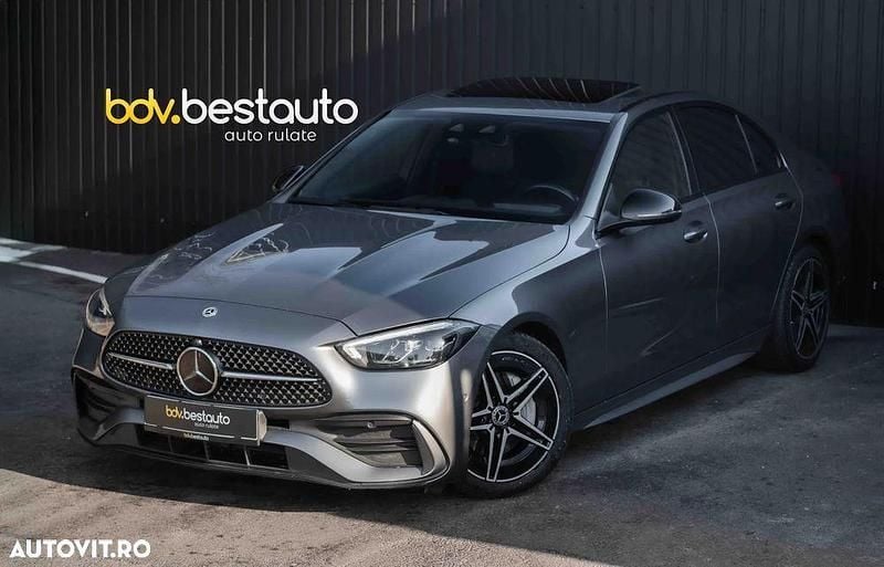 Culoaregri Second-hand 2022 Mercedes C300 AMG line Berlinǎ | 36.490 EUR (Super Preț) - Imagine 1/4