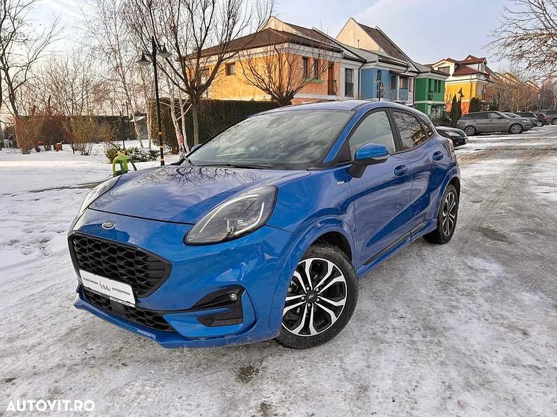Culoarealbastru Utilizat 2023 Ford Puma ST-Line SUV | 15.400 EUR (Preț bun) - Imagine 1/4