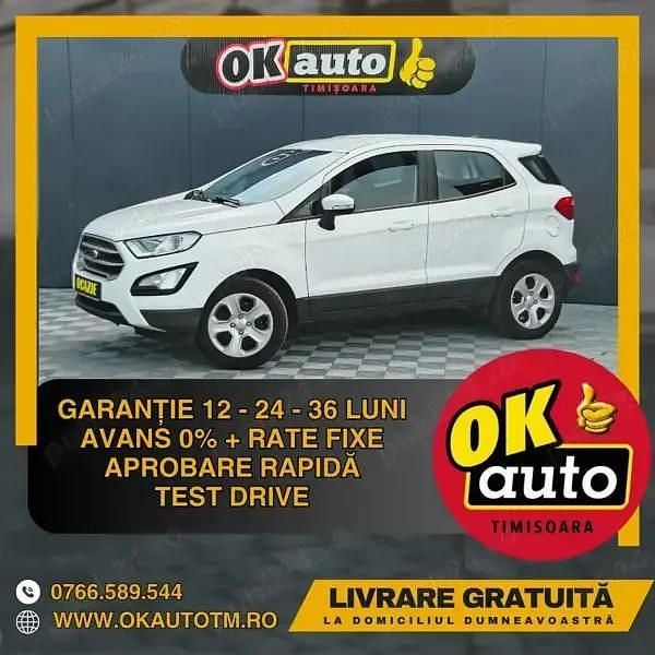 Alb Utilizat 2018 Ford Ecosport SUV | 8.800 EUR (Puțin scump) - Imagine 1/4