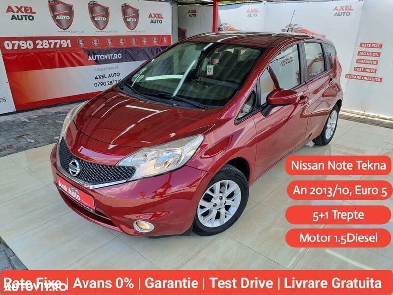 Alte culori Utilizat 2013 Nissan Note Tekna Monovolum | 5.999 EUR - Imagine 1/4