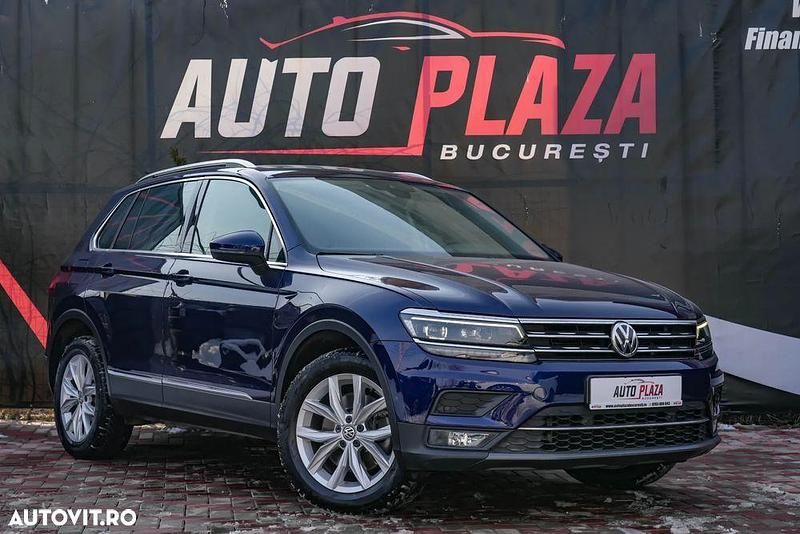 Albastru Utilizat 2019 VW Tiguan Highline SUV | 22.969 EUR (Preț OK) - Imagine 1/4