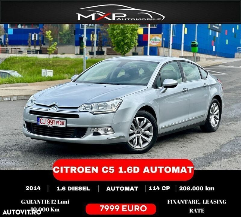 Argint Utilizat 2014 Citroën C5 Berlinǎ | 7.999 EUR (Scump) - Imagine 1/4