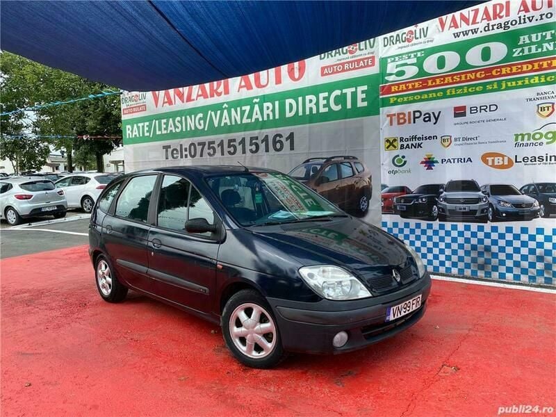 Albastru Utilizat 2000 Renault Scénic Monovolum | 999 EUR - Imagine 1/4
