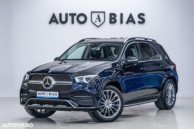 Culoarealbastru Utilizat 2020 Mercedes GLE300 AMG line SUV | 44.450 EUR (Preț OK) - Imagine 1/4