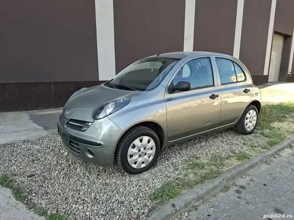Gri Utilizat 2007 Nissan Micra Hatchback | 1.750 EUR - Imagine 1/4
