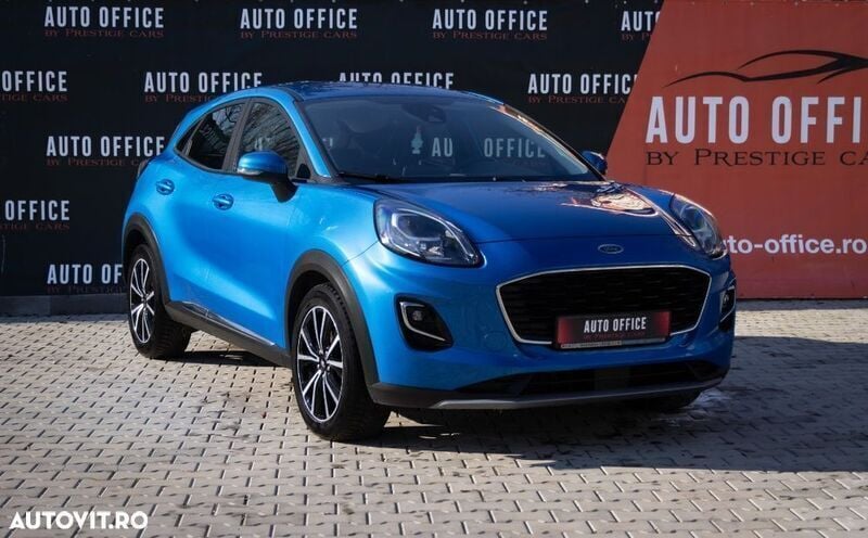 Albastru Utilizat 2020 Ford Puma Titanium X SUV | 13.289 EUR (Preț OK) - Imagine 1/4