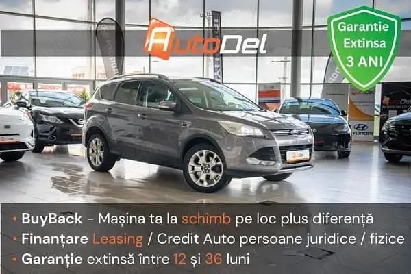 Gri Utilizat 2014 Ford Kuga Titanium SUV | 8.999 EUR (Preț OK) - Imagine 1/4
