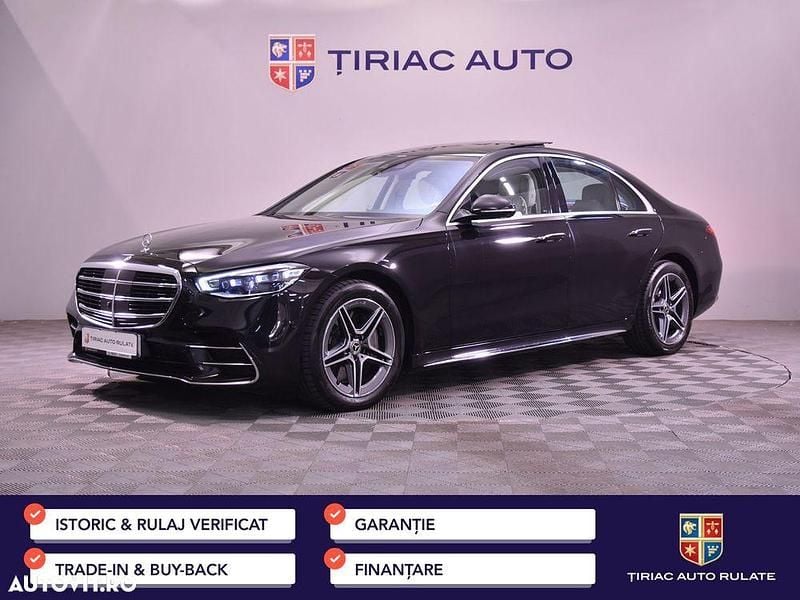 Culoarenegru Utilizat 2022 Mercedes S400 Berlinǎ | 89.901 EUR (Preț bun) - Imagine 1/4