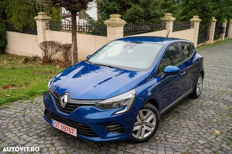 Culoarealbastru Utilizat 2021 Renault Clio V Hatchback | 10.500 EUR (Preț bun) - Imagine 1/4