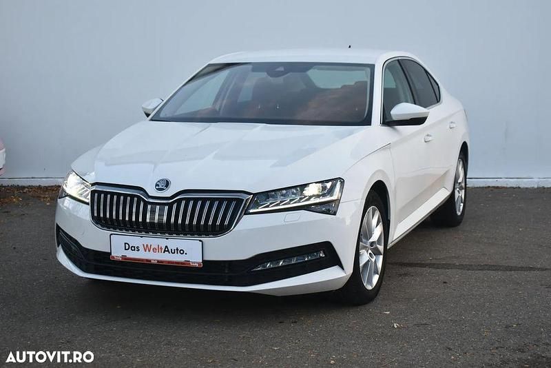 Alb Utilizat 2021 Skoda Superb Berlinǎ | 20.900 EUR (Preț OK) - Imagine 1/4