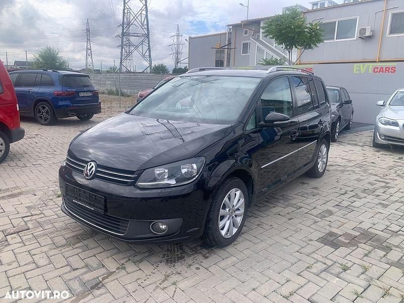 Negru Utilizat 2012 VW Touran Highline Monovolum | 6.850 EUR (Preț OK) - Imagine 1/4