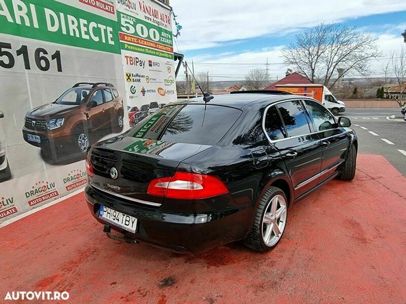 Second-hand Skoda Superb 160 CP (117 kW) 2009 Negru Berlinǎ