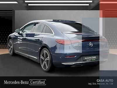 Second-hand Mercedes EQE350 214 kW (292 CP) 2025 Vopsea metalizata albastru sodalite