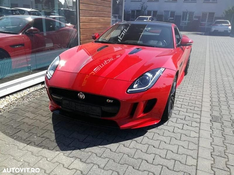 Rosu Utilizat 2017 Jaguar F-Type S Coupe | 39.999 EUR - Imagine 1/4