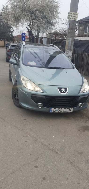 Gri Utilizat 2007 Peugeot 307 Break | 2.499 EUR (Preț OK) - Imagine 1/4