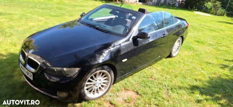 Negru Utilizat 2008 BMW 320 Cabriolet Comfort Edition Cabrio | 6.450 EUR - Imagine 1/4