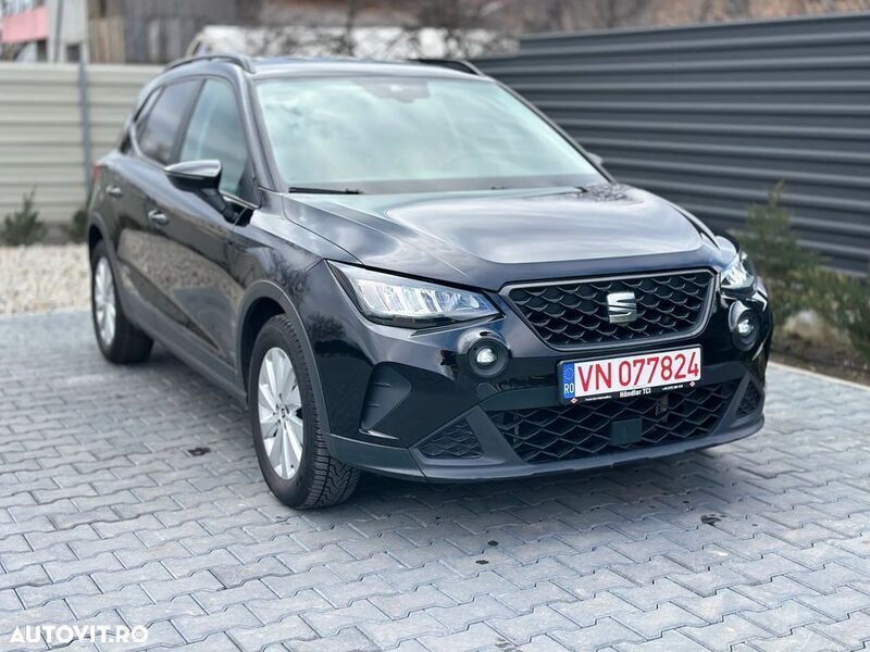 Negru Utilizat 2021 Seat Arona Reference SUV | 13.400 EUR - Imagine 1/4