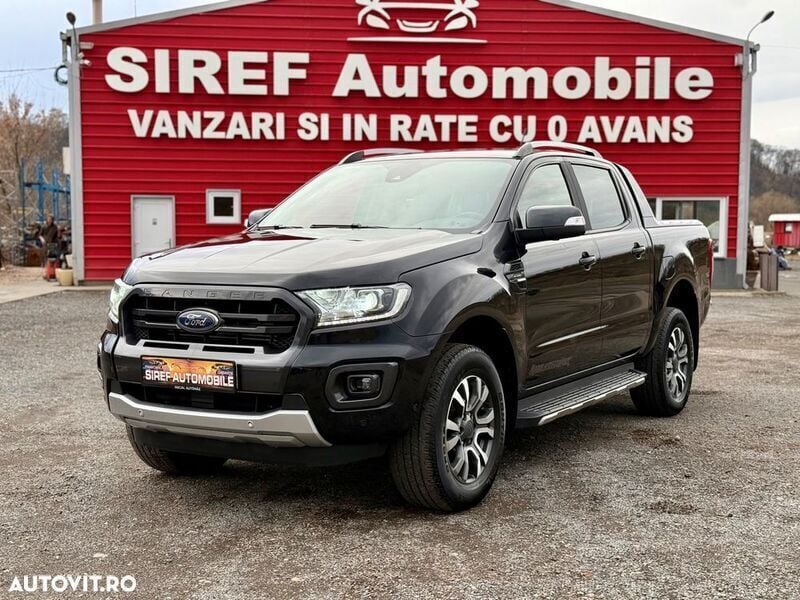 Negru Utilizat 2021 Ford Ranger Wildtrack Pickup | 26.900 EUR (Preț bun) - Imagine 1/4