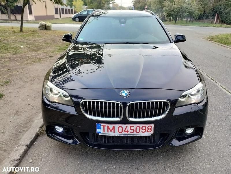 Culoarealbastru Utilizat 2014 BMW 520 Luxury Line Break | 12.900 EUR (Preț bun) - Imagine 1/4