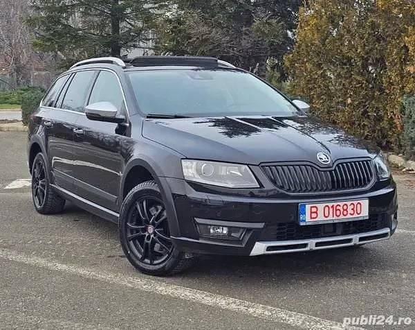 Second-hand Skoda Octavia Scout Scout 4x4 185 CP (136 kW) 2015 Negru Break