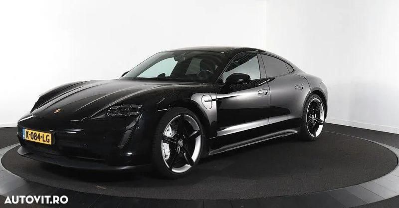 Negru Utilizat 2021 Porsche Taycan 4S Sport Turismo Berlinǎ | 61.880 EUR - Imagine 1/4