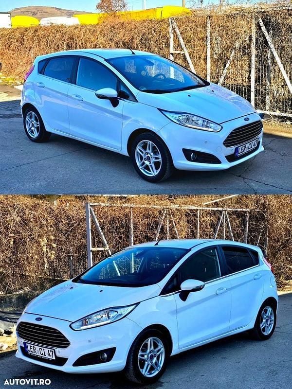 Second-hand Ford Fiesta Titanium 95 CP (69 kW) 2014 Culoarealb Hatchback
