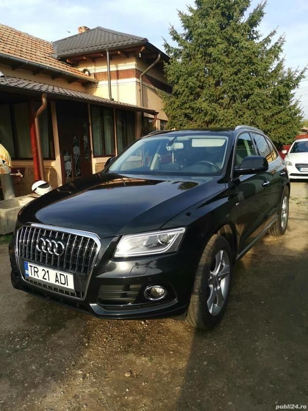 Negru Utilizat 2015 Audi Q5 SUV | 16.200 EUR (Preț OK) - Imagine 1/4